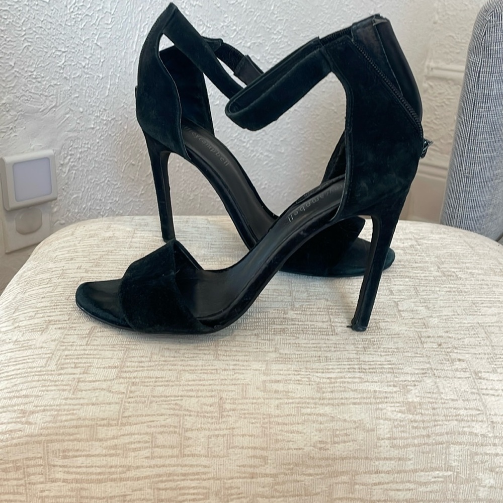 Jeffrey Campbell Suede Black Stilettos